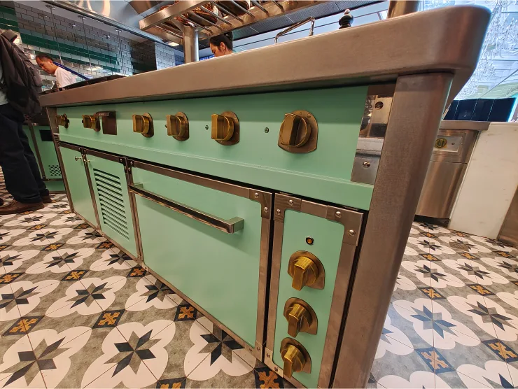 hotel indigo kitchen closeup